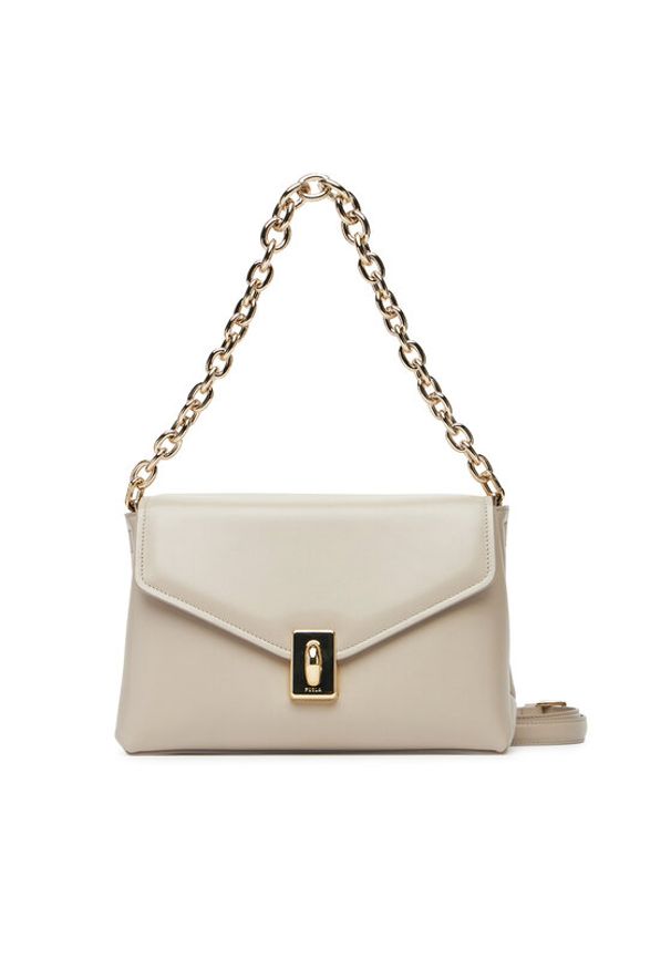 Furla Torebka Meridiana WB01448 BX3227 VAN00 Beżowy. Kolor: beżowy. Materiał: skórzane
