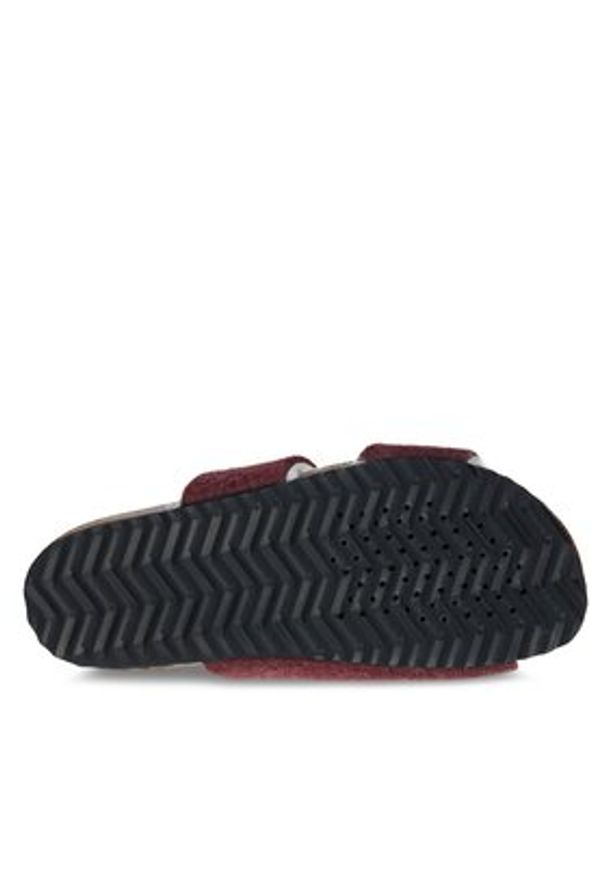 Geox Kapcie D Brionia D36LSA 000NY C7357 Bordowy. Kolor: czerwony. Materiał: materiał