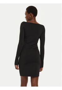 Calvin Klein Jeans Sukienka codzienna J20J224162 Czarny Slim Fit. Okazja: na co dzień. Kolor: czarny. Materiał: wiskoza, syntetyk. Typ sukienki: proste. Styl: casual #4