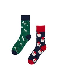 Lasocki Zestaw 2 par wysokich skarpet męskich 2MB-005-AW23 Zielony. Kolor: zielony. Materiał: bawełna