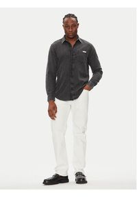 Calvin Klein Jeans Koszula jeansowa Classic LV040BM733 Szary Regular Fit. Kolor: szary. Materiał: bawełna #4
