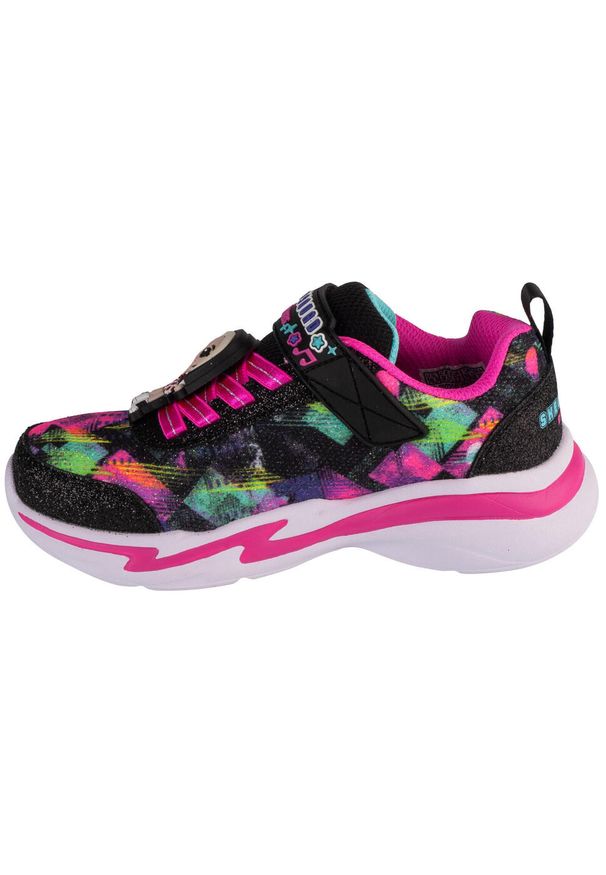 skechers - Buty sportowe Sneakersy dziewczęce, Snuggle Sneaks - Skech Squad. Kolor: czarny. Sport: turystyka piesza