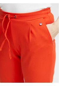 Fransa Spodnie materiałowe 20605622 Czerwony Regular Fit. Kolor: czerwony. Materiał: syntetyk #5