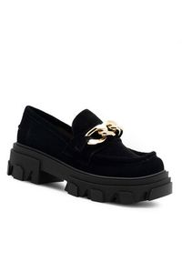 Badura Loafersy SOPHIA-01 Czarny. Kolor: czarny. Materiał: zamsz, skóra #3