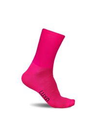 LUXA - Skarpety Rowerowe Unisex Luxa Fluo. Kolor: różowy. Materiał: elastan, poliamid #1