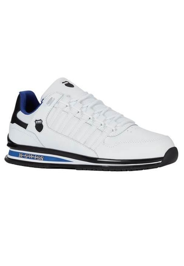 Buty do chodzenia męskie K-Swiss Rinzler Gt. Kolor: biały. Materiał: skóra. Szerokość cholewki: normalna. Sport: turystyka piesza