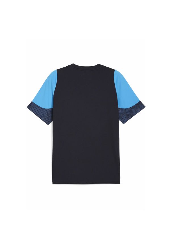 Puma - Męska koszulka treningowa Olympique Marsylia PUMA New Navy Bleu Azur Blue. Kolor: niebieski