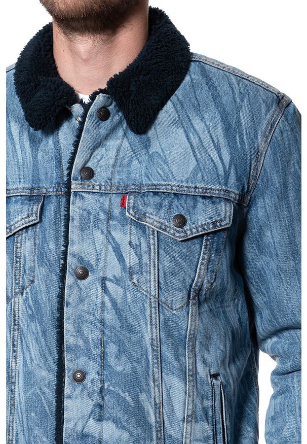 Levi's® - LEVI’S FRESH LEAVES JUSTIN TIMBERLAKE MĘSKA KURTKA JEANSOWA JEANS DŻINSOWA 163650098. Materiał: jeans