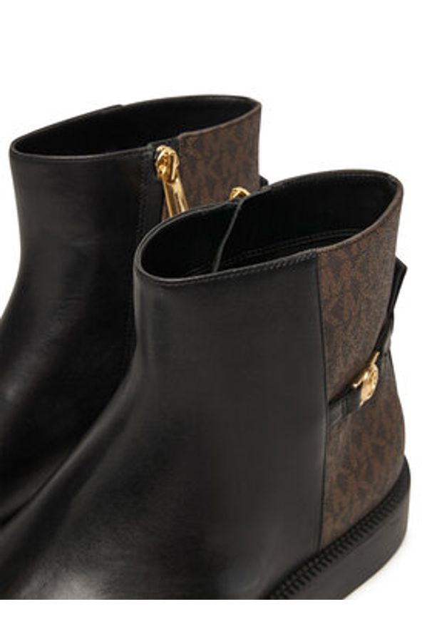 MICHAEL Michael Kors Botki 40F5MAME6L Czarny. Kolor: czarny. Materiał: skóra