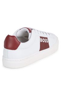 BOSS - Boss Sneakersy J50854 S Biały. Kolor: biały