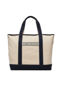 TOMMY HILFIGER - Torebka Tommy Hilfiger. Kolor: beżowy
