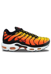 Buty do chodzenia męskie Nike Air Max Plus. Zapięcie: sznurówki. Kolor: czarny. Materiał: materiał, syntetyk. Szerokość cholewki: normalna. Model: Nike Air Max. Sport: turystyka piesza