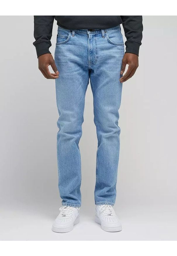 Lee - LEE RIDER MĘSKIE SPODNIE JEANSOWE JEANSY LIGHT SEABREEZE L701MWB99 112331690