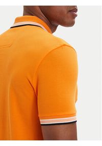 BOSS Polo Paddy 50469055 Pomarańczowy ciemny Regular Fit. Typ kołnierza: polo. Kolor: pomarańczowy. Materiał: bawełna #5