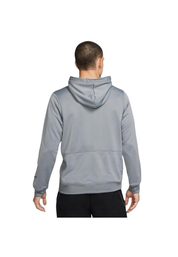 Nike - Męska Bluza Z Kapturem DF FC Libero. Typ kołnierza: kaptur. Kolor: szary