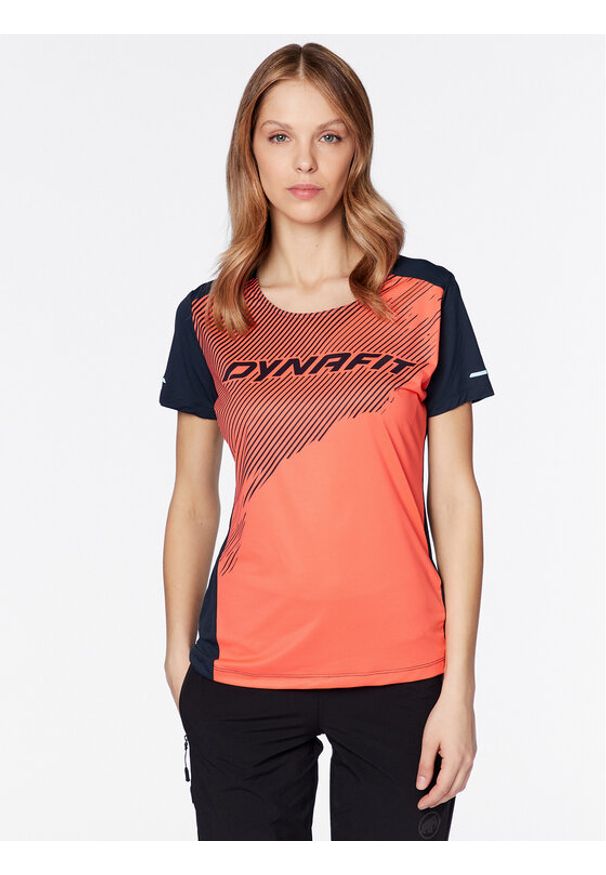 Dynafit Koszulka techniczna Alpine 08-0000071457 Pomarańczowy Regular Fit. Kolor: pomarańczowy. Materiał: syntetyk