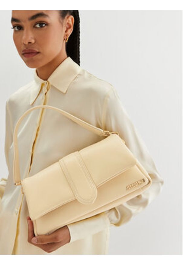 JACQUEMUS Torebka Le Bambimou 231BA052-3073 Żółty. Kolor: żółty. Materiał: skórzane