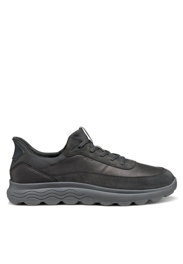 Geox Sneakersy U Spherica Plus U56MPA 08522 C1115 Szary. Kolor: szary. Materiał: zamsz, skóra