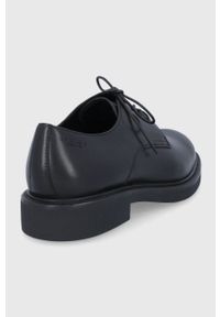 Vagabond Shoemakers Półbuty skórzane męskie kolor czarny. Zapięcie: sznurówki. Kolor: czarny. Materiał: skóra #3