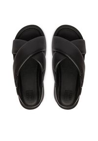 Tommy Jeans Sandały Padded Strap Wedge Sandals EN0EN02946 Czarny. Kolor: czarny. Materiał: skóra #2