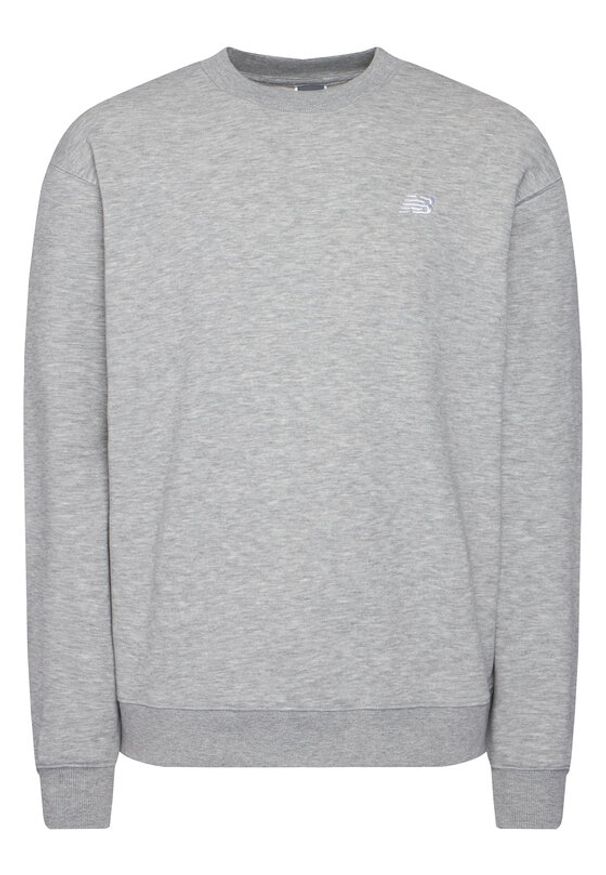 New Balance Bluza Small Logo MT41507 Szary Relaxed Fit. Kolor: szary. Materiał: syntetyk