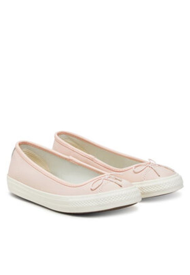 Converse Baleriny Chuck Taylor All Star Dainty A16209C Beżowy. Kolor: beżowy. Materiał: materiał