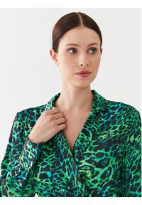 Fracomina Sukienka koszulowa FR23WD1011W413L7 Zielony Regular Fit. Kolor: zielony. Materiał: wiskoza. Typ sukienki: koszulowe #4