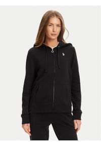 U.S. Polo Assn. Bluza WUP1512 Czarny Regular Fit. Typ kołnierza: polo. Kolor: czarny. Materiał: bawełna, syntetyk