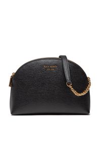 Kate Spade Torebka Morgan Dbl Zip Dome Crossbody K8926 Czarny. Kolor: czarny. Materiał: skórzane