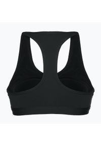 Biustonosz treningowy Nike Swoosh Medium Support. Kolor: czarny. Sport: fitness