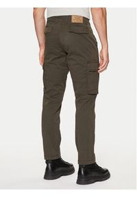 Aeronautica Militare Spodnie materiałowe 242PA1632CT3399 Khaki Tapered Fit. Kolor: brązowy. Materiał: bawełna