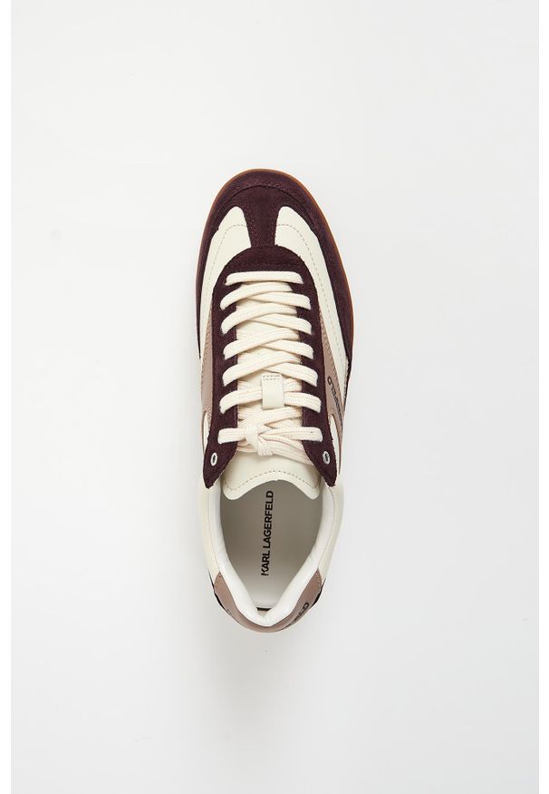 Karl Lagerfeld - Sneakersy męskie skórzane KARL LAGERFELD. Materiał: skóra
