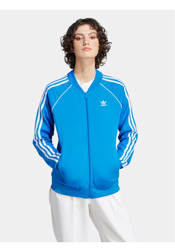 Adidas - adidas Bluza adicolor Classics SST IL3794 Niebieski Regular Fit. Kolor: niebieski. Materiał: bawełna, syntetyk