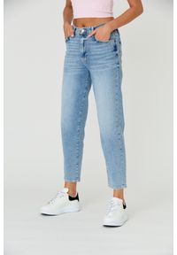 7 FOR ALL MANKIND Błękitne jeansy damskie MALIA LUXE VINTAGE MUST. Kolor: niebieski. Styl: vintage