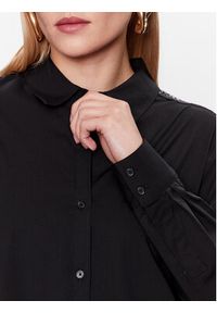 DKNY Koszula P31M0RY3 Czarny Oversize. Kolor: czarny. Materiał: bawełna #4
