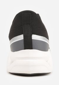 Renee - Czarne Siateczkowe Buty Sportowe na Podeszwie z Otworami Quilvia. Okazja: na co dzień. Kolor: czarny. Materiał: materiał #6