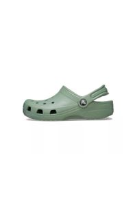 Kapcie Crocs Classic Clog K Dzieci. Okazja: na co dzień. Kolor: zielony. Styl: casual, sportowy #1
