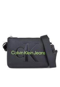 Calvin Klein Jeans Torebka Sculpted Camera Pouch21 Mono K60K610681 Czarny. Kolor: czarny. Materiał: skórzane #1