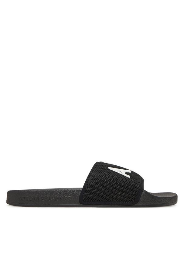 Klapki Armani Exchange. Kolor: czarny