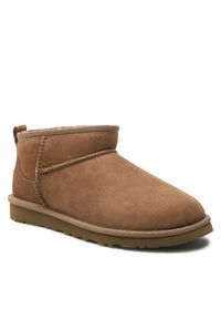 Ugg Śniegowce M Classic Ultra Miini 1137391 Brązowy. Kolor: brązowy. Materiał: skóra #4