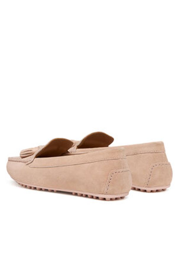 Geox Mokasyny D Kalistena D651JE 00022 C8011 Różowy. Kolor: różowy. Materiał: skóra, zamsz