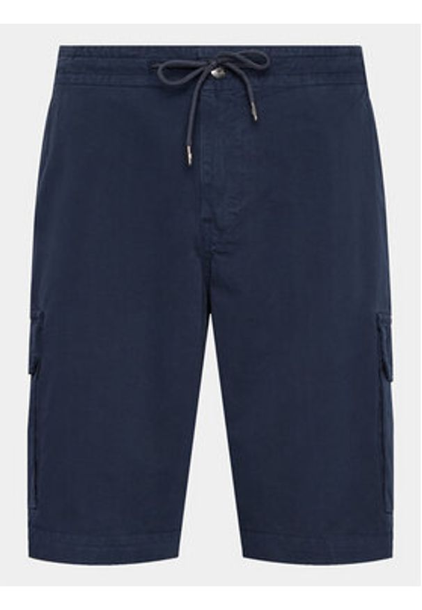 Emporio Armani Underwear Szorty materiałowe 211835 3R471 06935 Granatowy Regular Fit. Kolor: niebieski. Materiał: bawełna