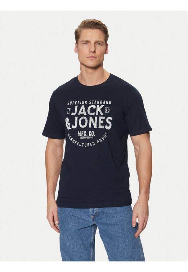 Jack & Jones - Jack&Jones Komplet 5 t-shirtów Simon 12276424 Kolorowy Standard Fit. Materiał: bawełna. Wzór: kolorowy