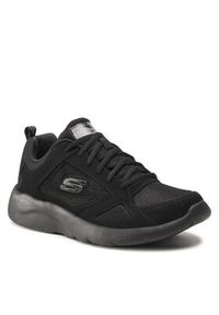 skechers - Skechers Sneakersy Fallford 58363/BBK Czarny. Kolor: czarny. Materiał: skóra #3