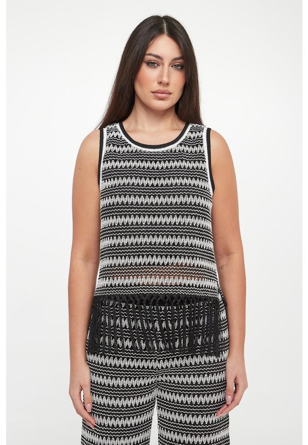 Sportalm - Top damski haftowany SPORTALM. Wzór: haft