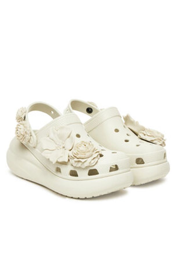 Crocs Klapki Crush Bouquet Clog 211448 Beżowy. Kolor: beżowy
