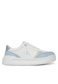 Sneakersy Calvin Klein Jeans. Kolor: biały