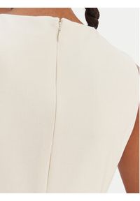 Lauren Ralph Lauren - LAUREN RALPH LAUREN Sukienka koktajlowa 200980935002 Écru Slim Fit. Materiał: wiskoza. Styl: wizytowy #3