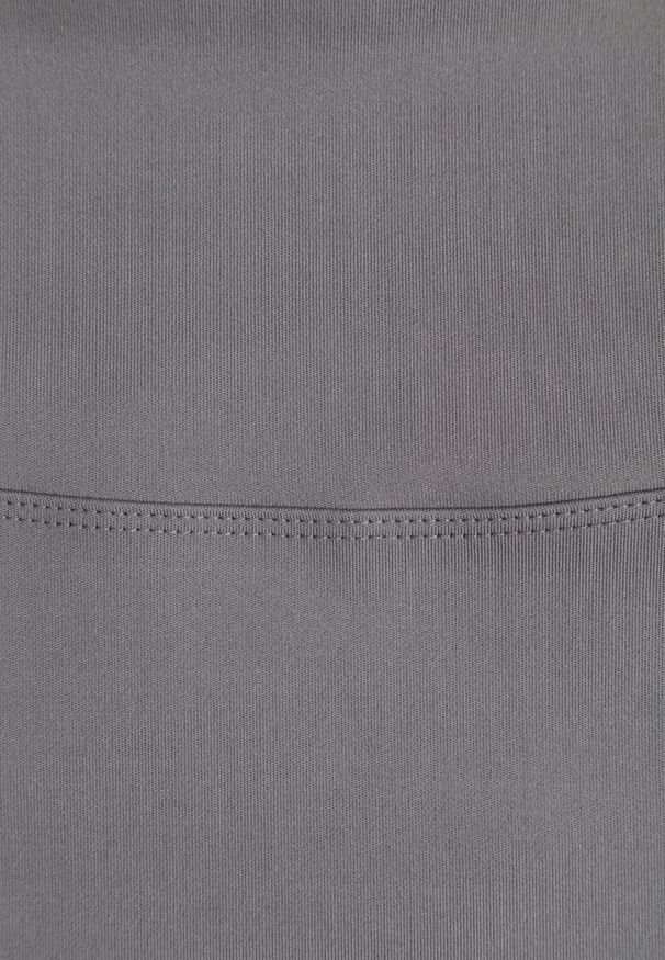 Renee - Ciemnoszare Szorty Kolarki High Waist Ellisovia. Okazja: na co dzień. Stan: podwyższony. Kolor: szary. Styl: casual, elegancki