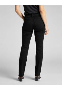 Lee - LEE MARION STRAIGHT DAMSKIE SPODNIE JEANSOWE BLACK RINSE L301FS47 #3